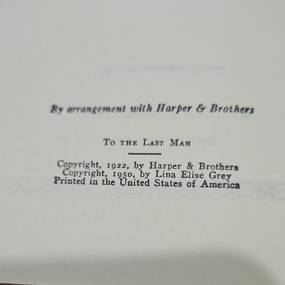 Zane Grey 1940's - 1950's Collection Of 9 Books. - Picture 9 of 14